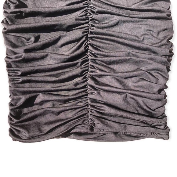 Extreme Ruched Mini Skirt - Picture 4 of 4